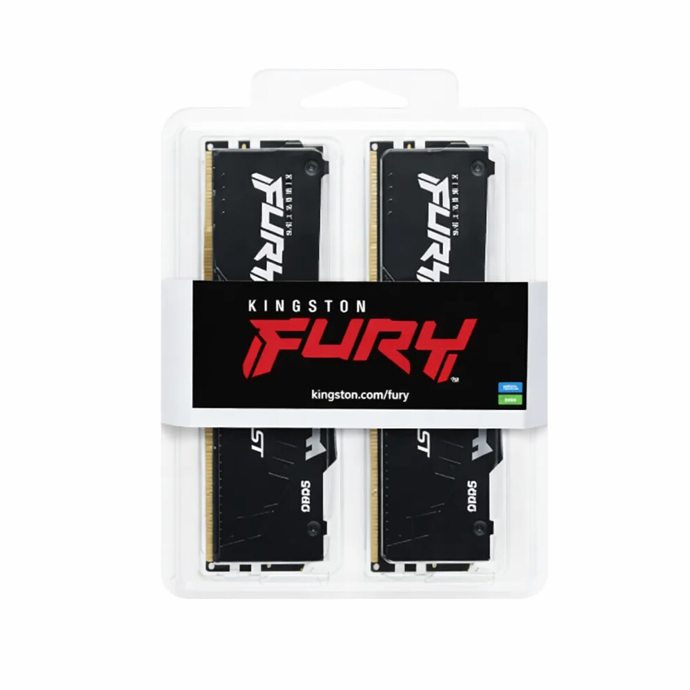 Kingston FURY Beast DDR5 64GB (2×32GB) 5200MHz CL40 – Black